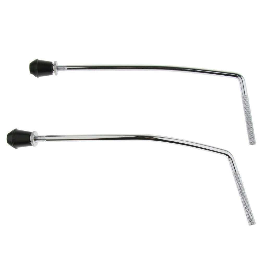 1 Pair Metal Bass Drum Legs Support for Drum Instrument Parts Accessories