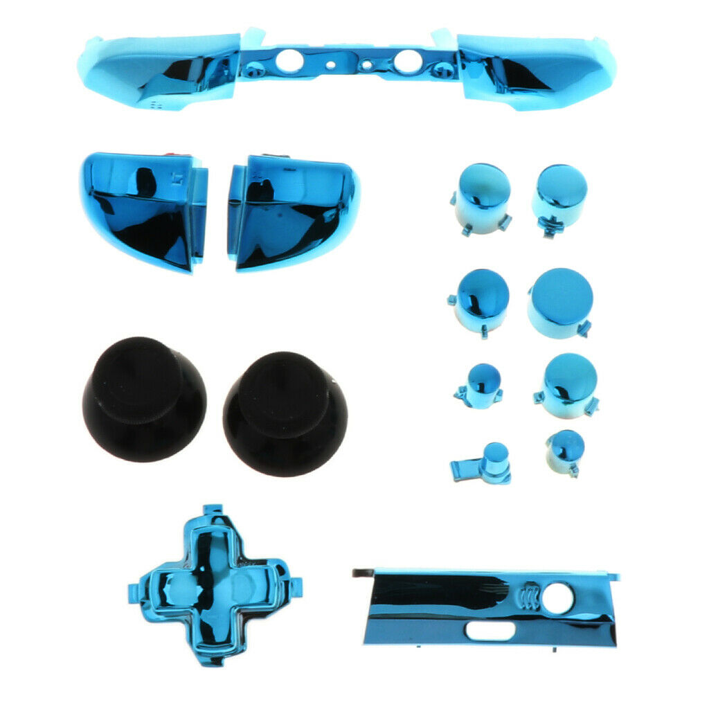 2 Packs Full Set Plated D-pad Triggers Buttons RT LT RB LB Button ABXY Buttons