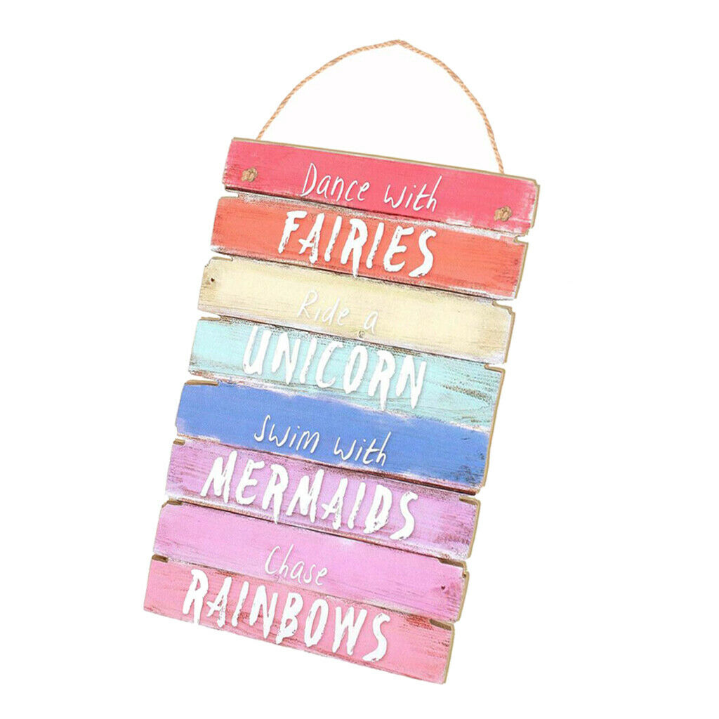 Hanging Plate Wooden Wedding Party Sign Hanging Plaque