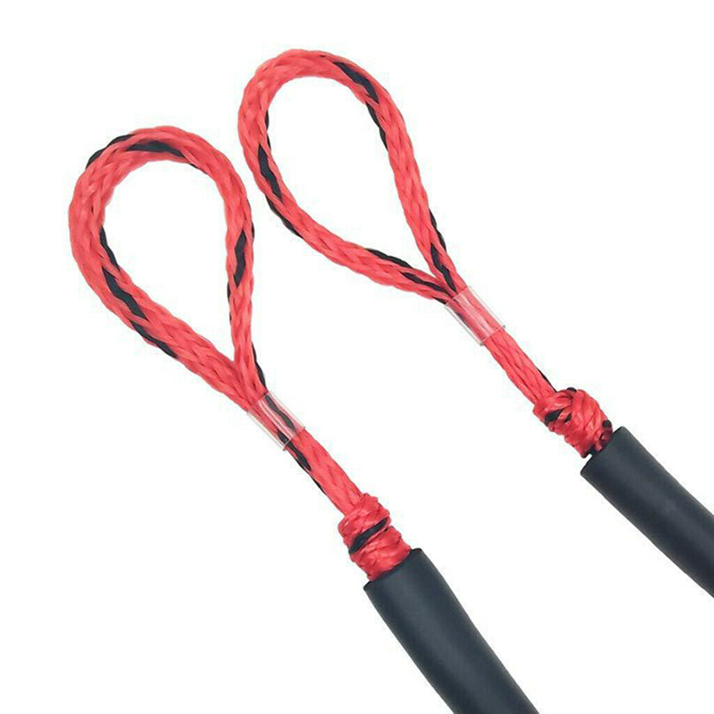 2pcs Marine Boat Bungee Dock Line Anchor / Mooring Rope 4ft Red