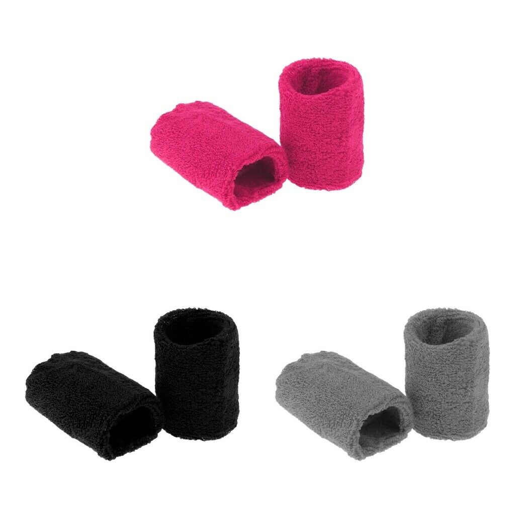 6 Pieces Gym Unisex Sports Cotton Sweatband Sweatband Wristband
