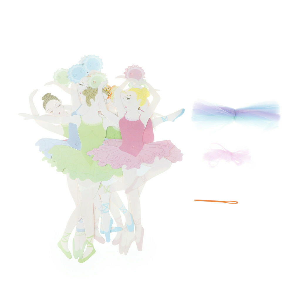 ballet girl dancer kids birthday party paper banner flags wedding bunting M Z RC