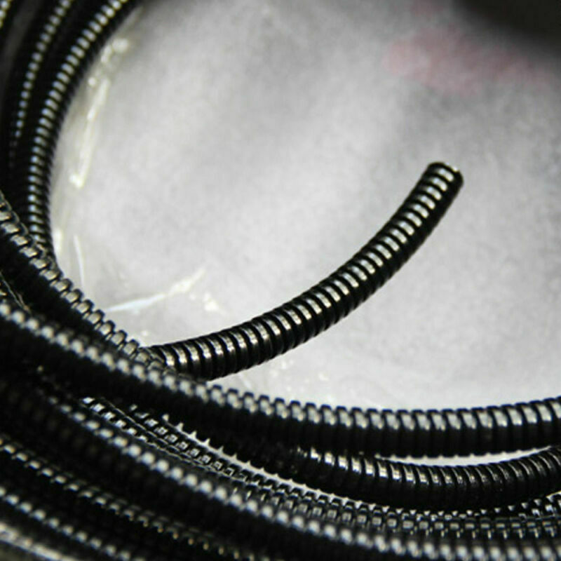 50' Feet 3/8" Black Car Audio Split Loom Wire Flexible Tubing Conduit Hose Wires