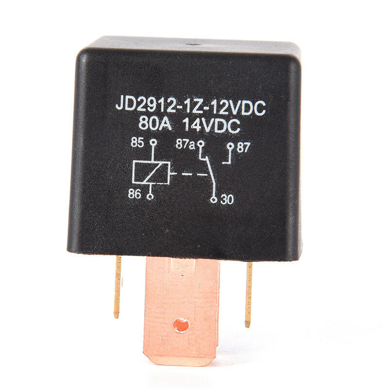 Waterproof 12V Relay DC SPDT 80A 5 Pin Car Changeover Automotive ON/OFF R.l8