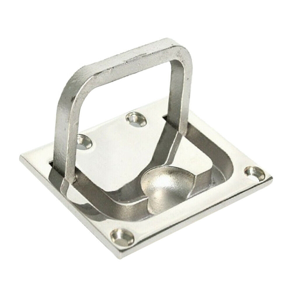 3"x2"  Boat Door Hatch Cabinet Lift Pull Ring Slam Latch 316 Stainless Steel
