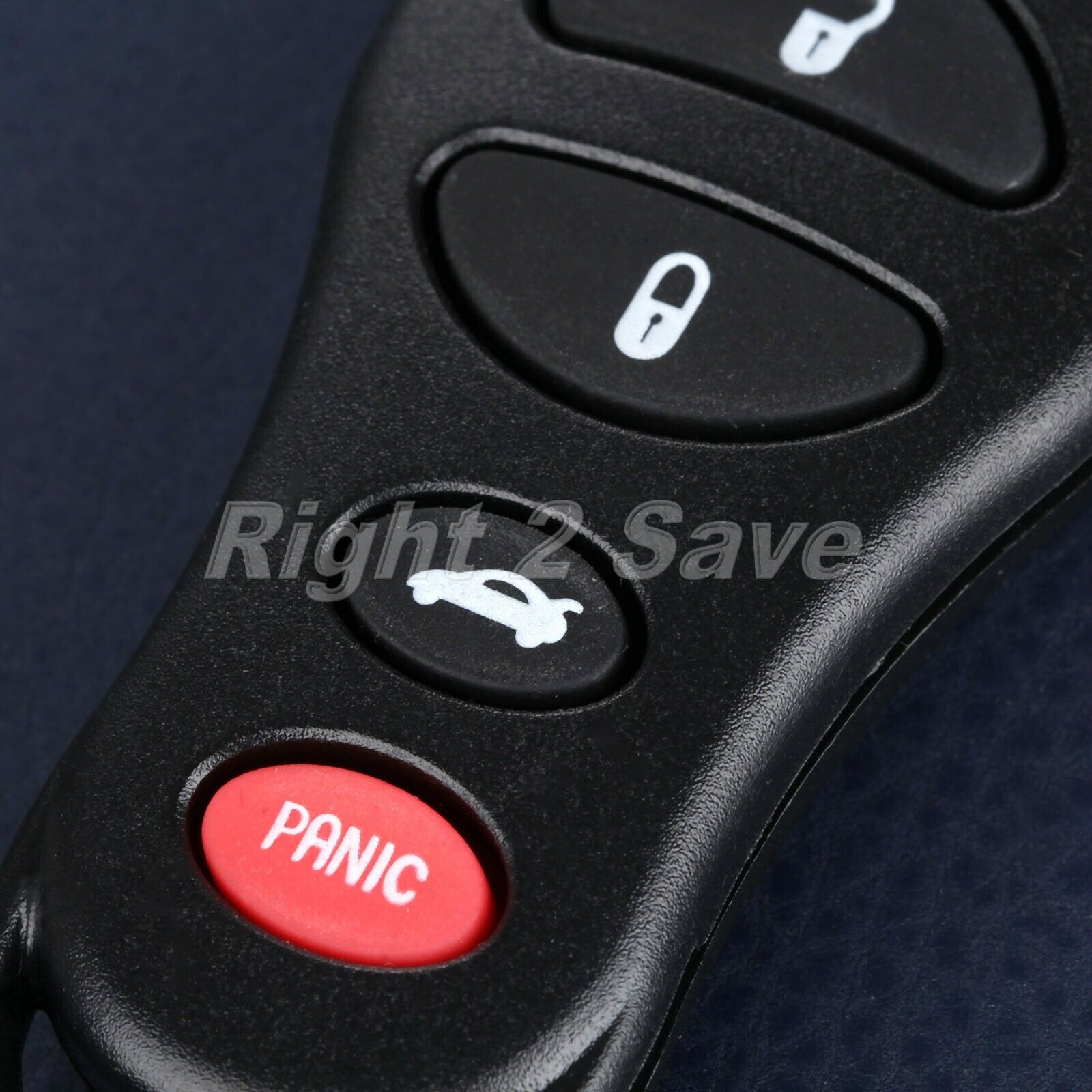 For Dodge Neon Chrysler Sebring Jeep Car Remote 4 Buttons Key Case Shell Fob