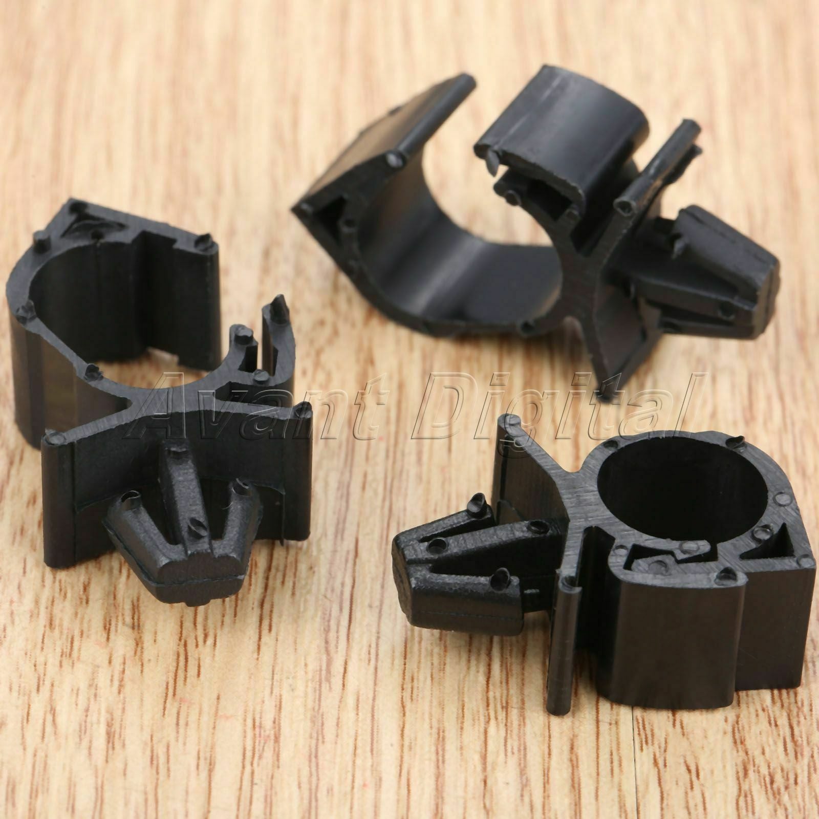 10Pcs 11mm Car Clips Wiring Harness Fasteners Trim Rivets Plastic Universal Type