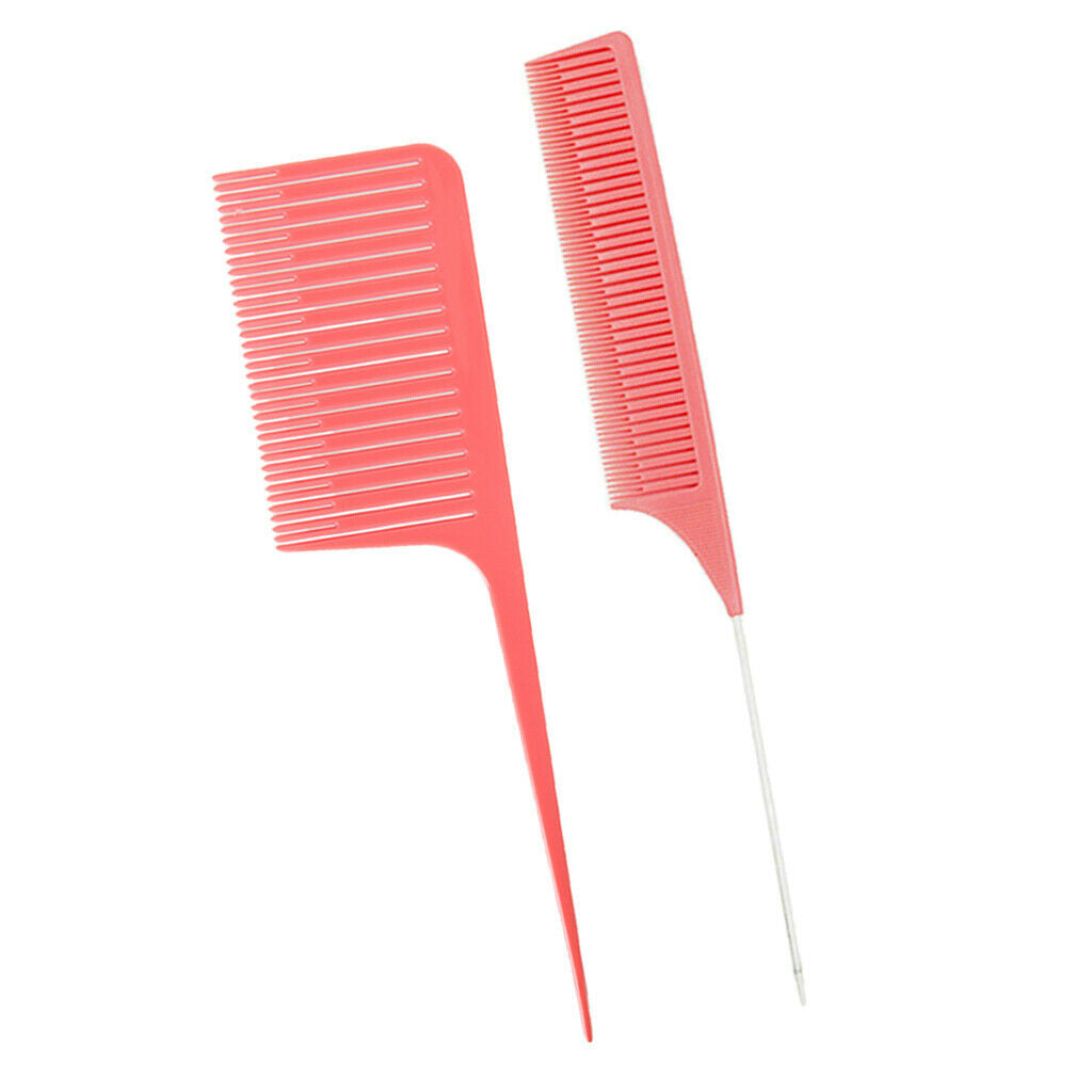 New Fine&Wide Weaving Highlight Foiling Hair Combs for Salon Dyeing Comb