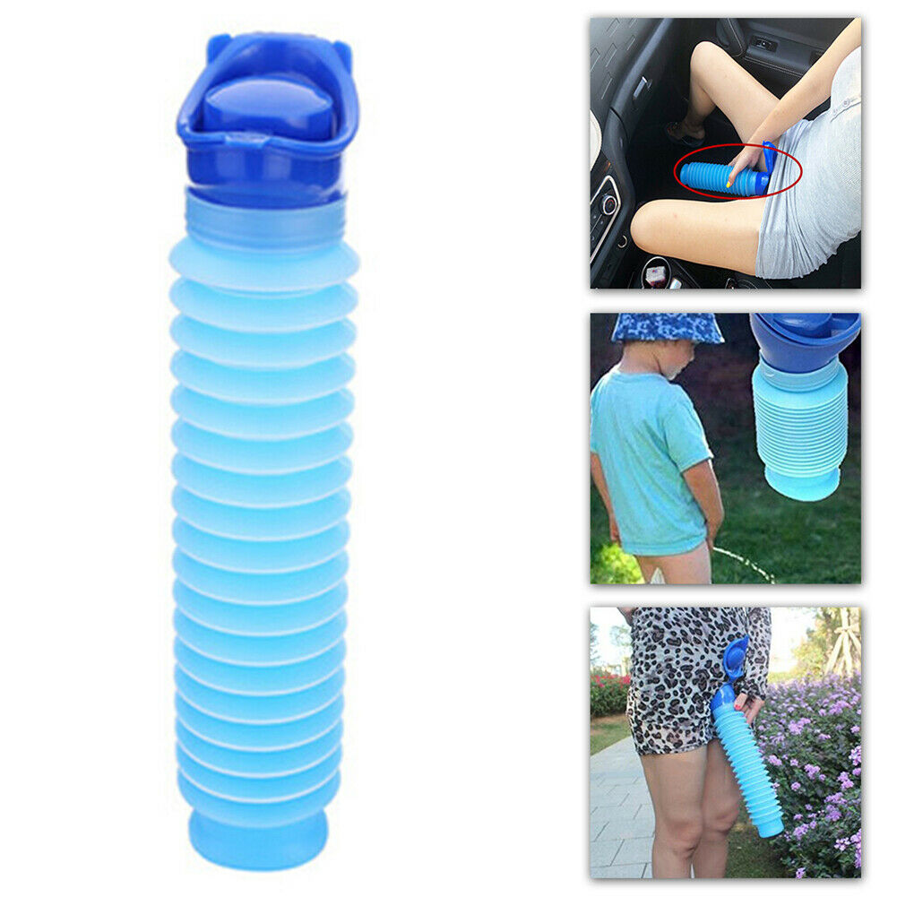 Emergency Urinal Shrinkable Unisex Portable Outdoor Pee Urine Bottle Reusable