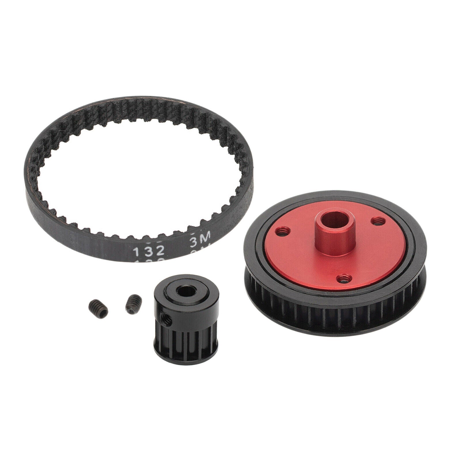 Belt Drive Gear System For Axial SCX10 II 90046 Black 3.2 Mm