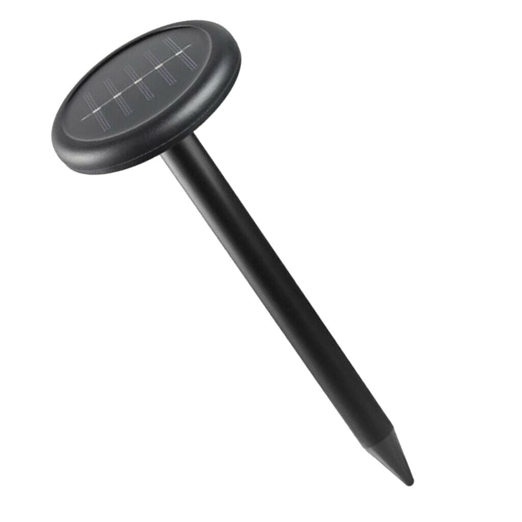 Waterproof Ultrasonic Solar Mole Repellent Repeller for Outdoor Lawn Garden