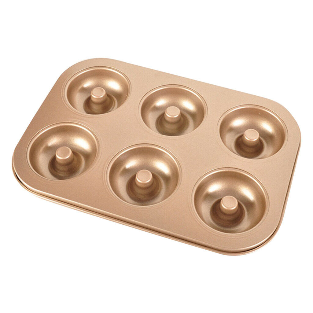 6-Cup Doughnut Making Mold Donut Mould Cake Pan Chocolate DIY Baking Tool