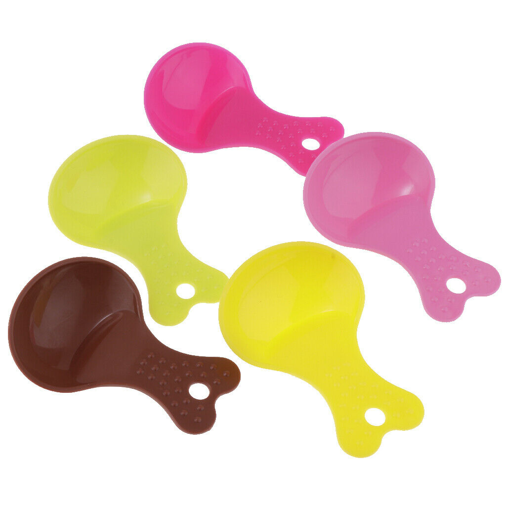 5pcs PET FOOD SPORK Great Quality Plastic Dog Cat Food