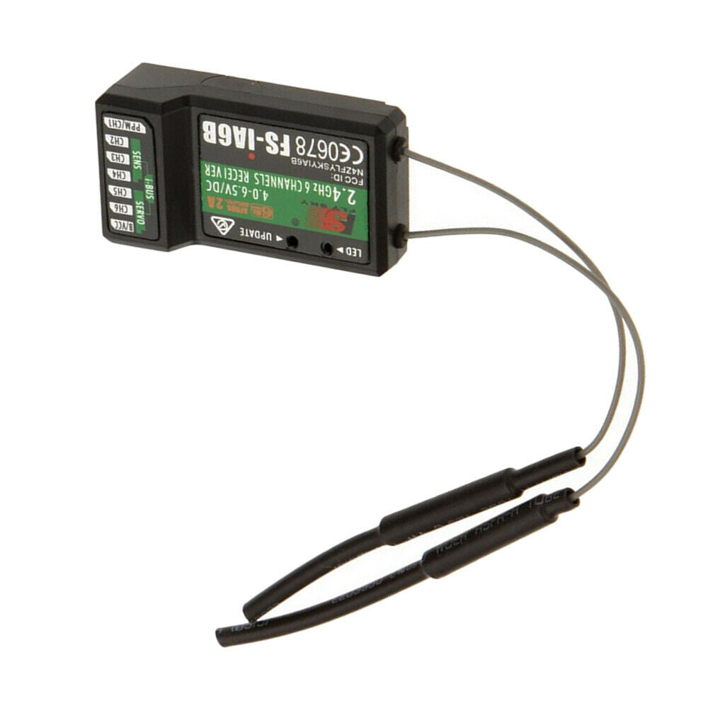 Flysky Receiver FS-iA6B 2.4G 6CH With IBus For Sailplane Airplane Wing