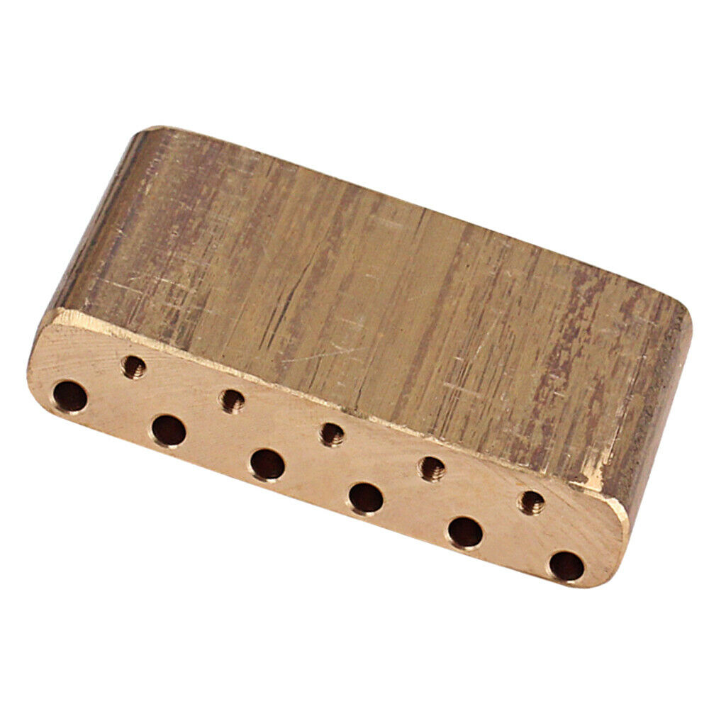Brass   Electric   Guitar   Tremolo   Bridge   Block   DIY   Musical