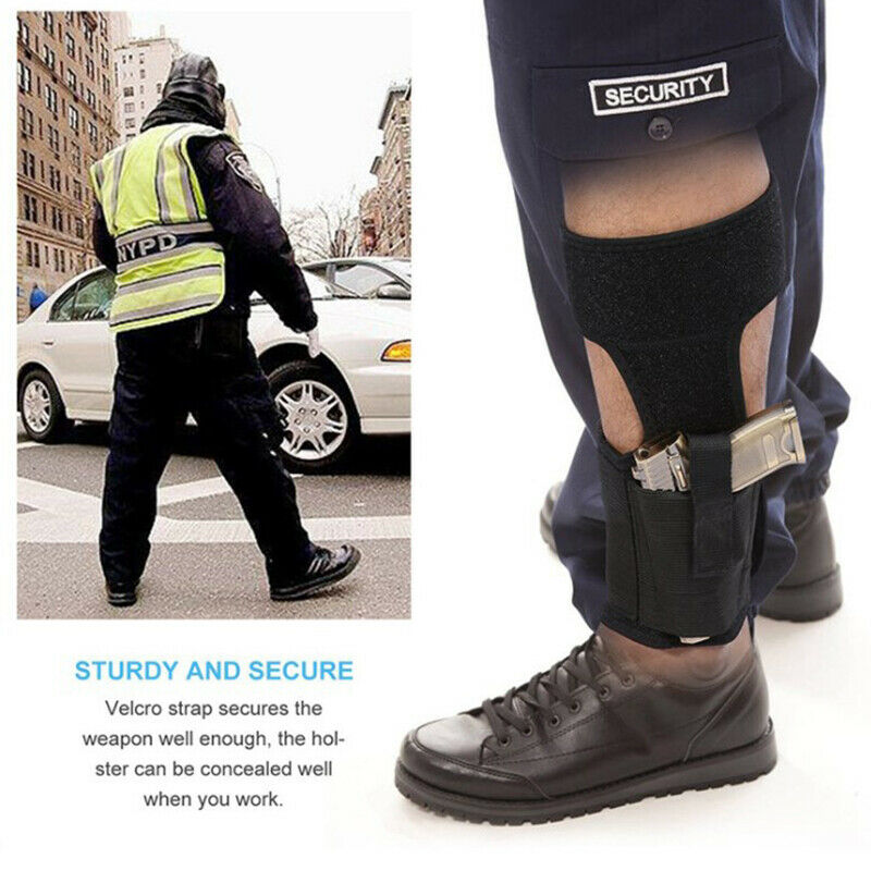 1pc Ankle Holster for Concealed Carry Elastic Secure Strap Leg Pistol HolsteBDA
