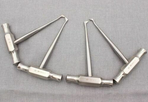 4pcs Dental Tooth Root Extraction Elevators Luxating Luxation Elevator #1-4 set