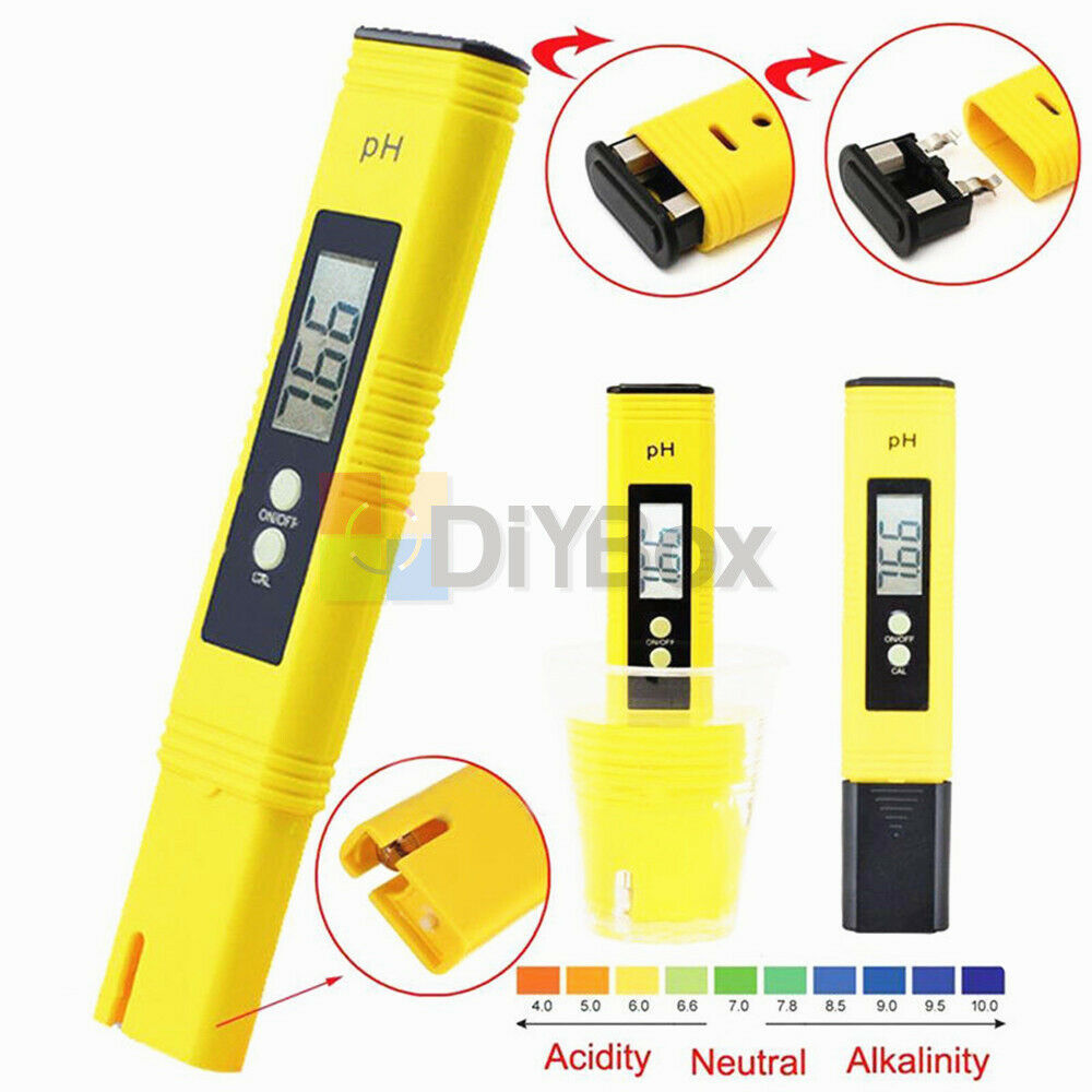 5x PH Meter Pocket Digital Tester Aquarium Pool Water Wine Urine LCD Pen Monitor