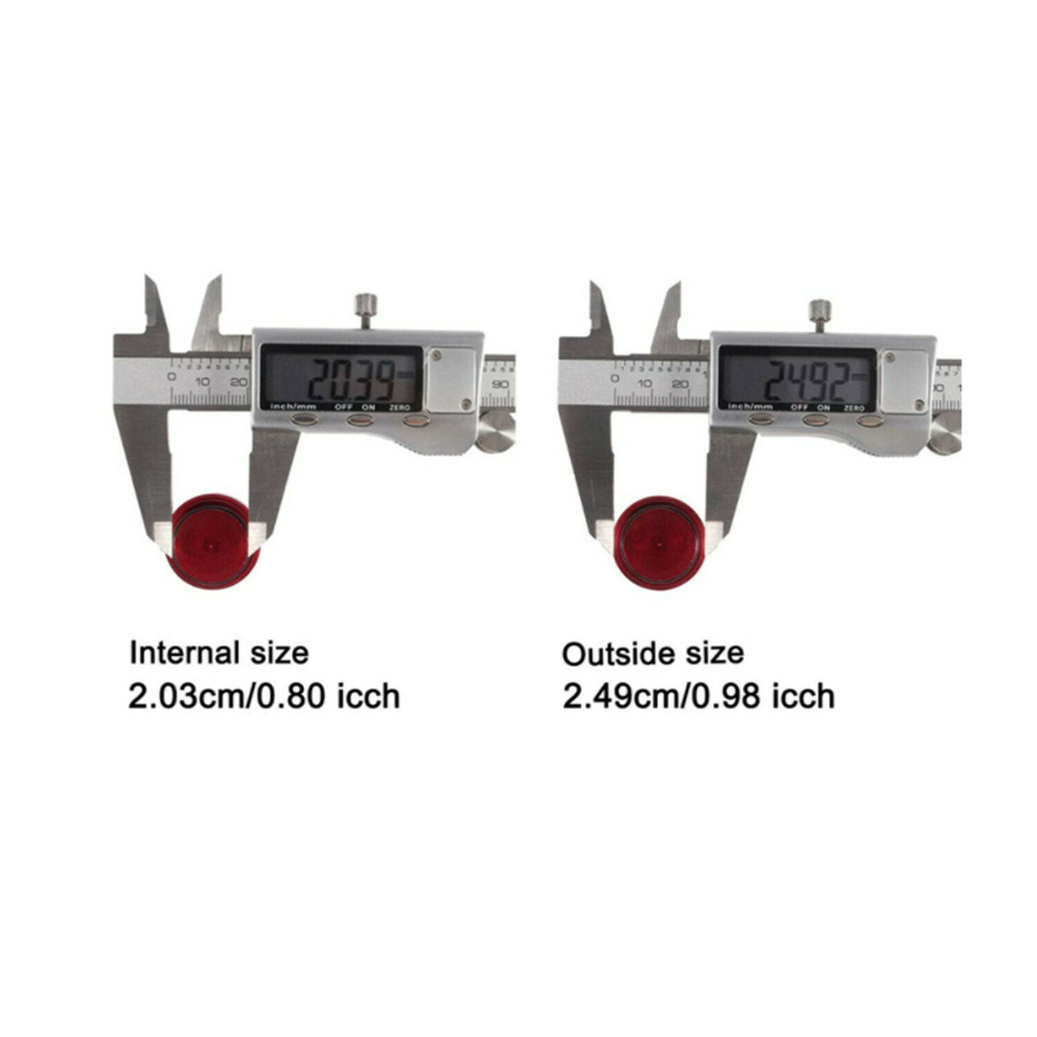 2x Universal Fire Missile Eject Button Car Cigarette Lighter Cover Accessories