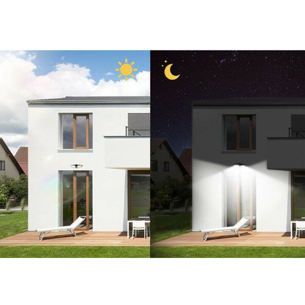 100 LED Solar Power Light Outdoor Motion Sensor Wall Yard Garden Lamp Waterproof
