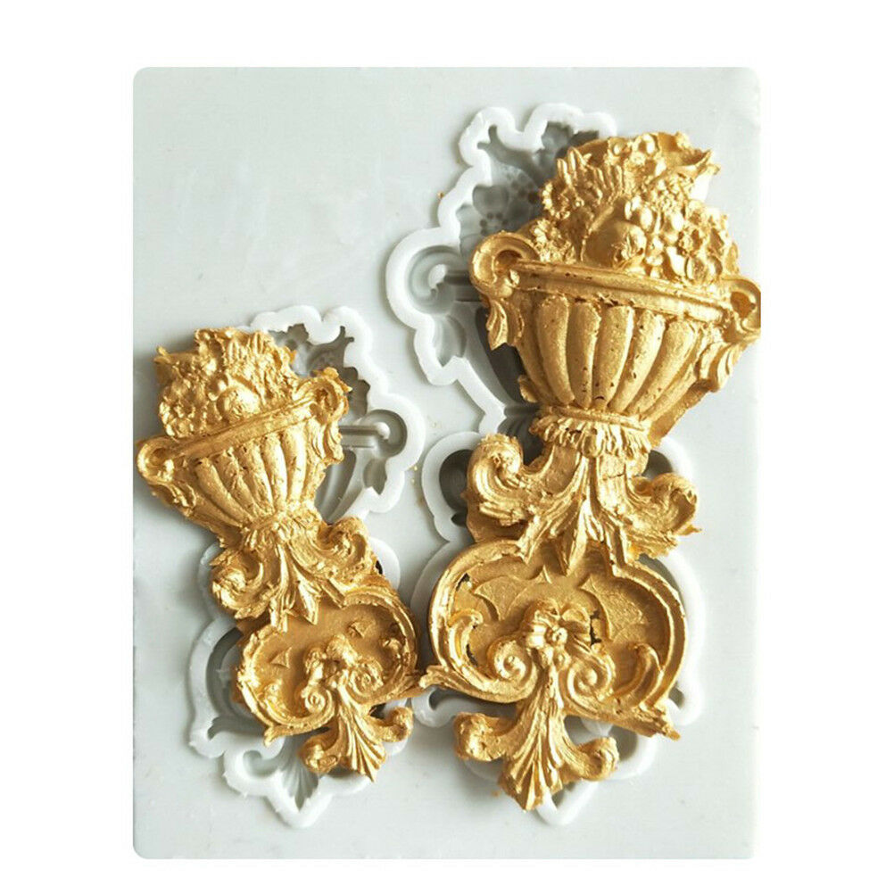 Retro Border Silicone mold fondant mold cake decorating tools chocolate m.l8