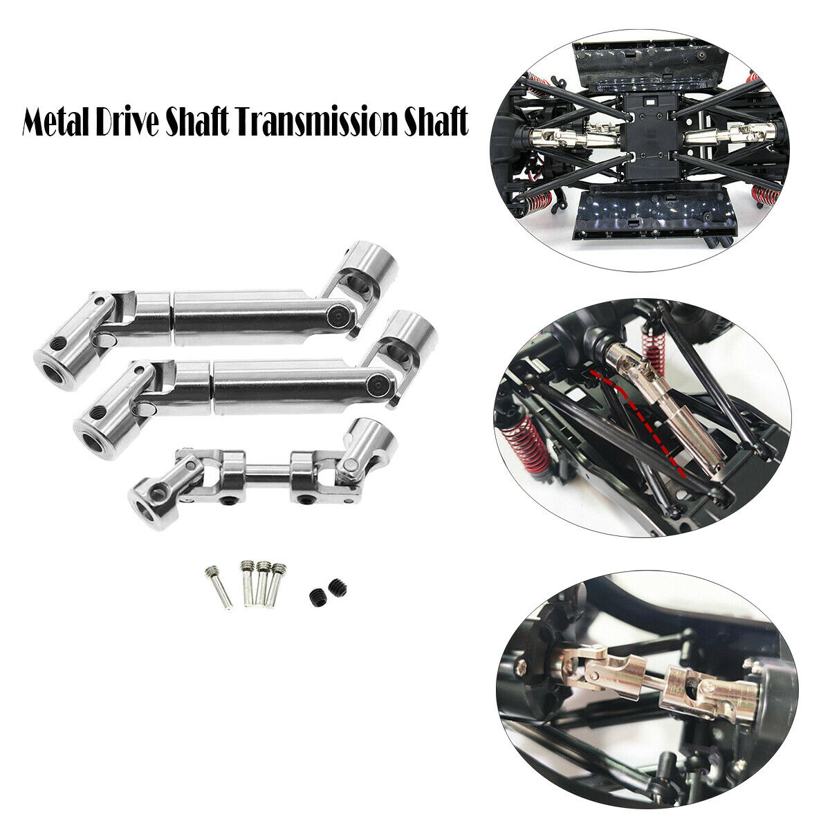 Alloy Transmission Shaft Driving Shaft For RC 1/12 Models MN86K MN86KS Crawler