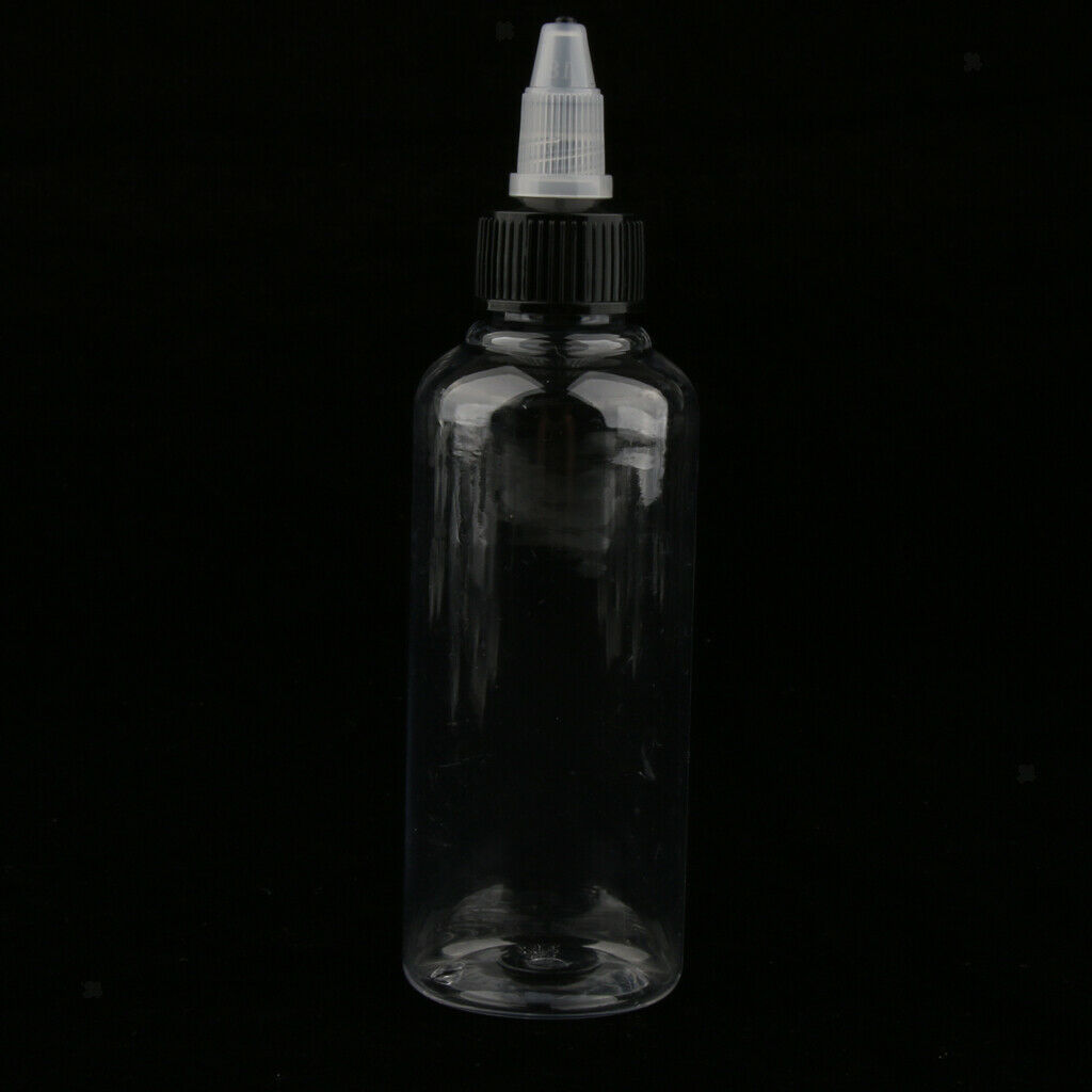 50Pcs 100ml Clear Plastic Pointed Dispensing Bottles Applicator for Crafts