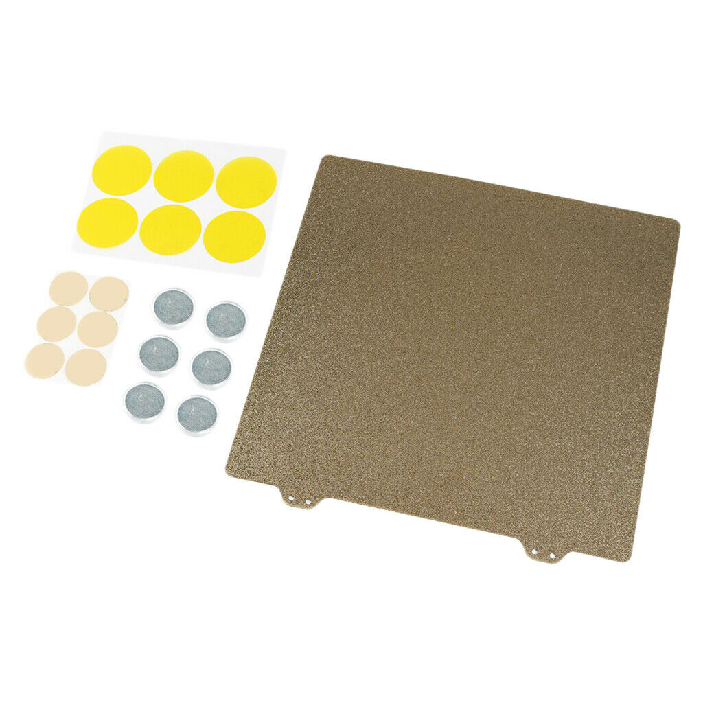Heat Bed Platform Build Surface Plate+6x Magnetic Blocks for Ender 3 3S 3Pro