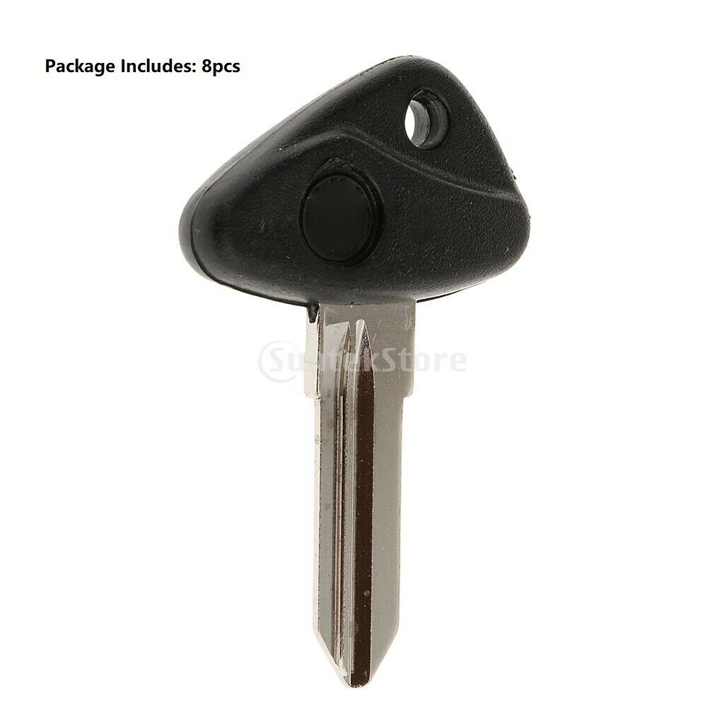 8pcs Motorcycle Key Blanks Cover Replacement Fits For BMW K1200LT R850R New