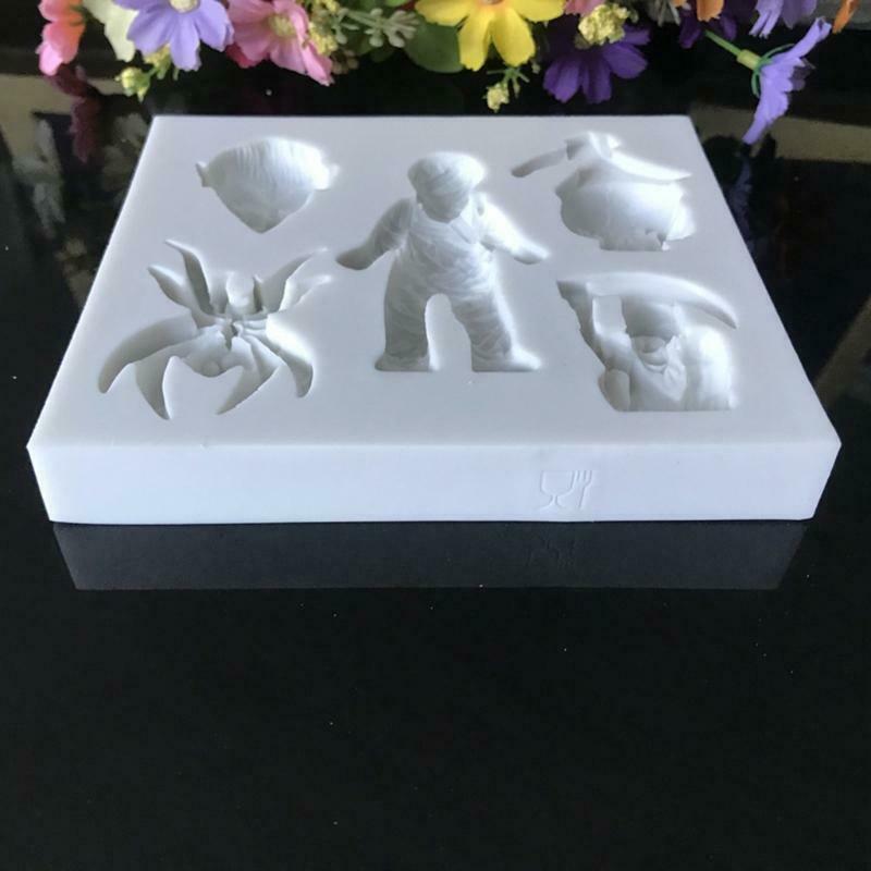 Halloween Fondant Mold Silicone Chocolate Candy Mold Cupcake Baking Tool Kitchen