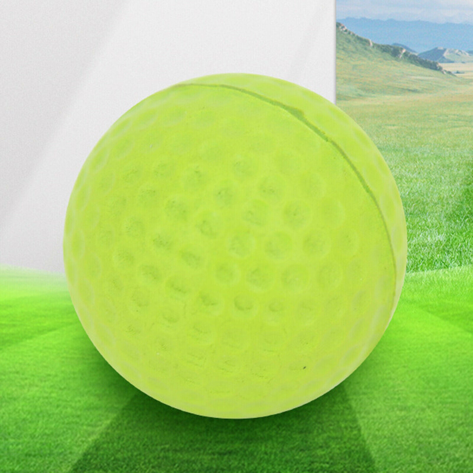 24pcs Indoor Practice PU Golf Balls Soft Elastic Training Golf Foam Balls