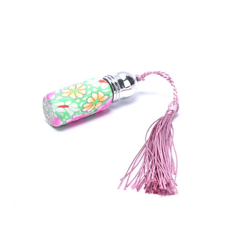 6ml Roll On Perfume Bottles Polymer Glass Bottle Refillable with Roller Ball XC