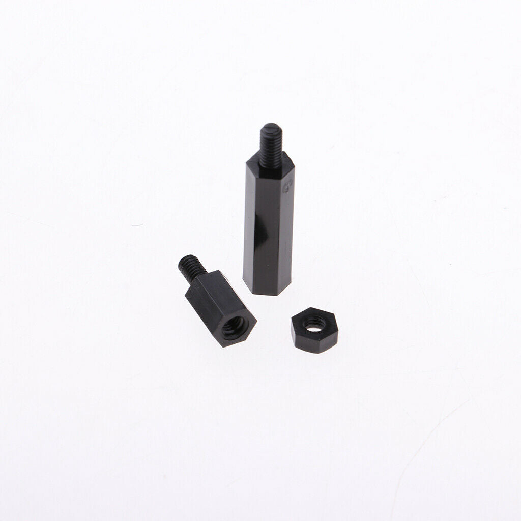 180Pcs M3 Male to Female Hex Nylon Spacer Standoffs