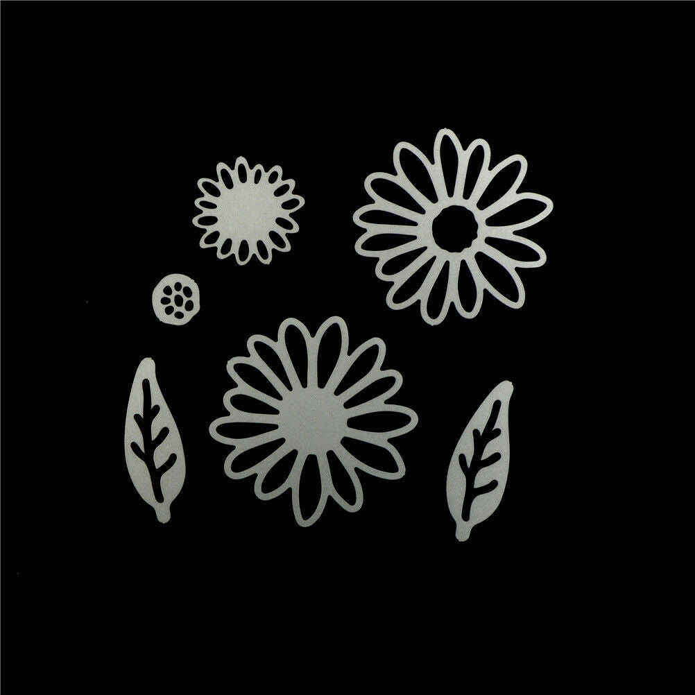 6pcs flower metal cutting dies stencil scrapbook album paper embossing cr.l8