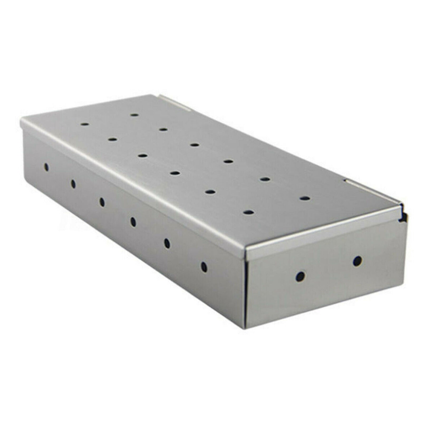 8.8'' Smoke Box for Gas Grill BBQ Wood Chip Charcoal Smoker Stainless Steel