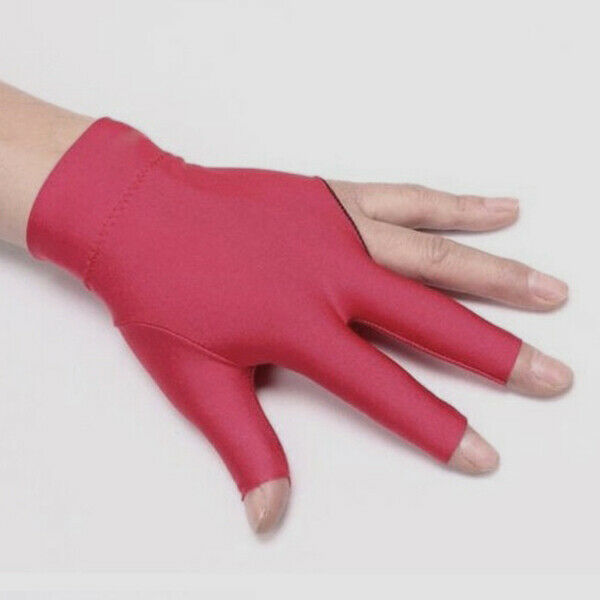 4 Colors Billiard Gloves 3 Fingertip Pool Punch Accessories