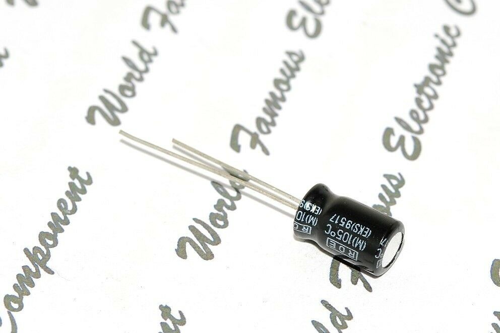 10pcs - Roederstein (ROE) EKS 100uF (100µF) 25V Radial Electrolytic Capacitor
