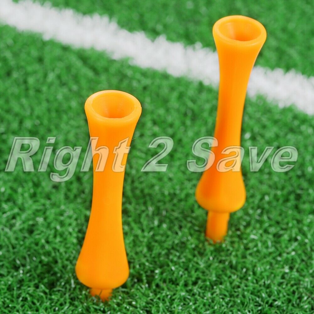 100Pcs/bag Plastic Step Down Golf Tees 70mm Height Control Practice Training