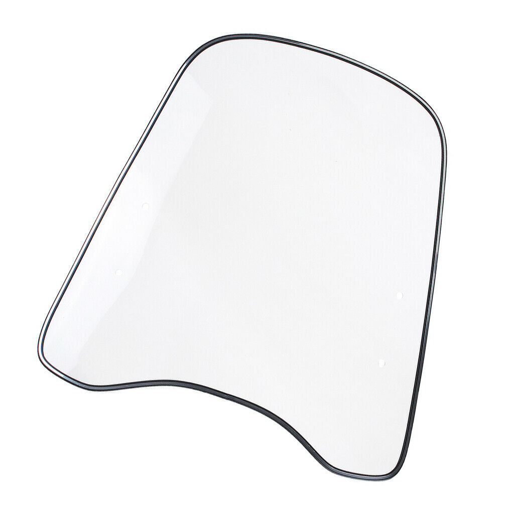 Motorcycle Scooter Transparent Clear Windshield Windscreen Guard Universal