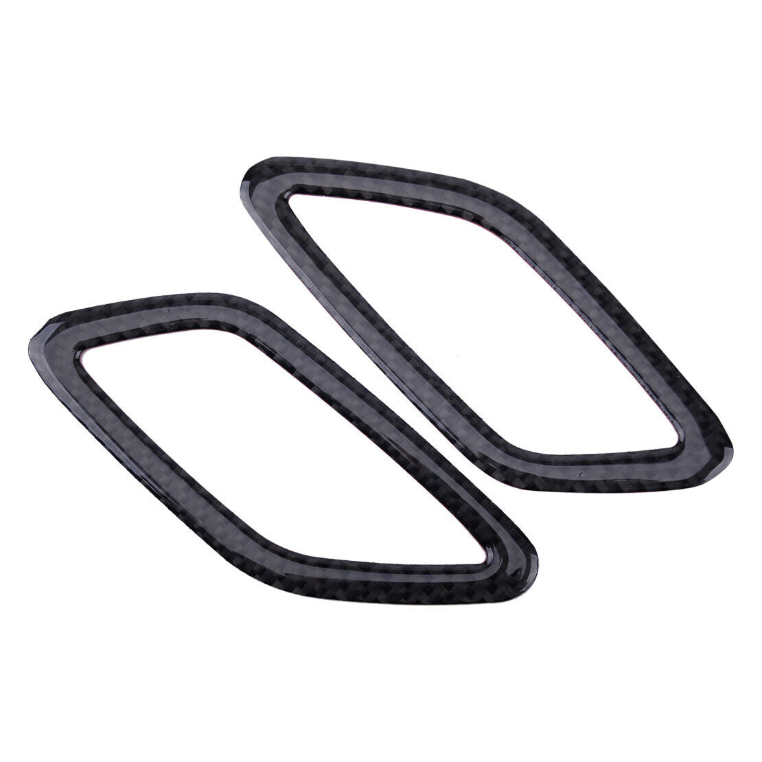 Carbon Fiber Style Air Vent Cover AC Outlet Trim Fit For Mercedes Benz A CLA GLA