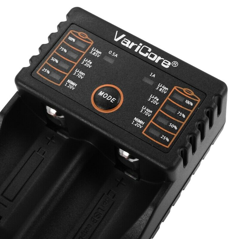 Varicore V20I 18650 Chargeur 1.2V 3.7V 3.2V 3.85V Aa/ Aaa 26650 26500 10440 16K3