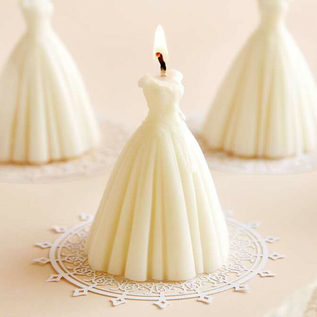 Scented Candle Bride Dress Relaxing Birthday Gift Home Deoration Photo Props