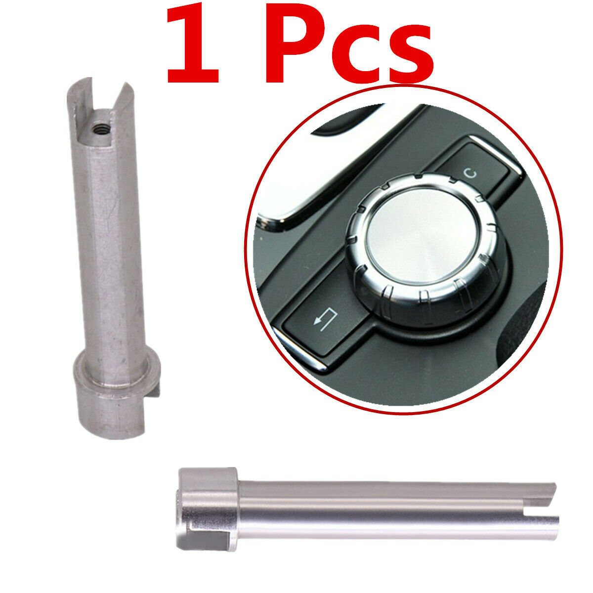 1 Pcs Radio Command Console Knob Shaft 2048709958 For Benz W204 X204 W212 W218