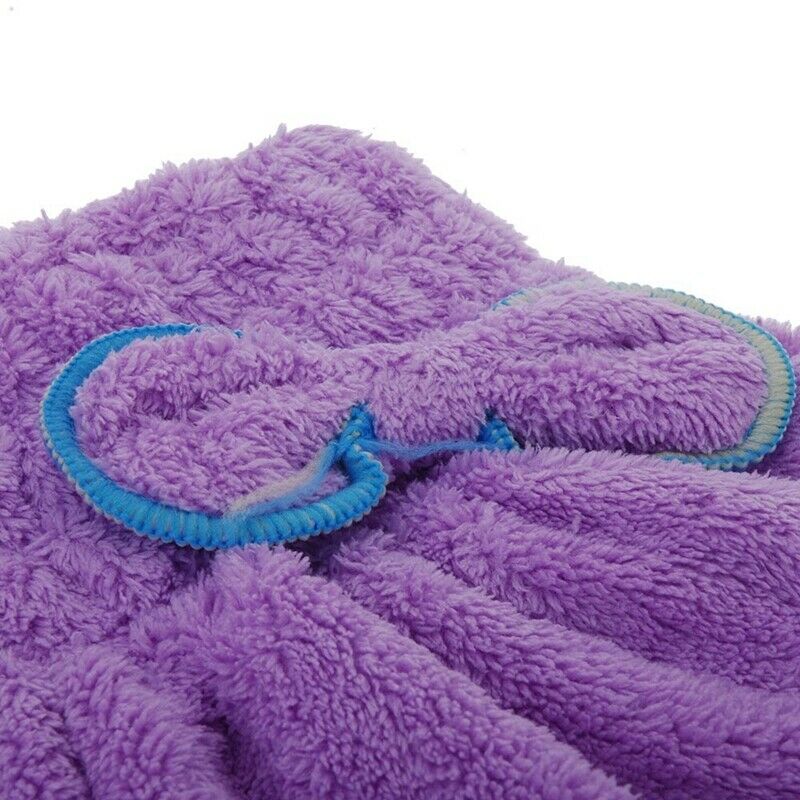 Useful minifiber dry hair hat ly dry hair  rolled towel cap (purple) Y6N1N1