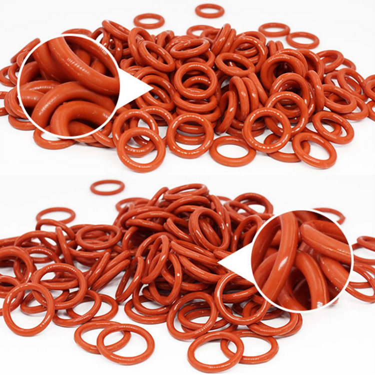 1500pcs Food Grade Silicone O-Ring 1.5mm*27mm Red Sealing Ring Waterproof