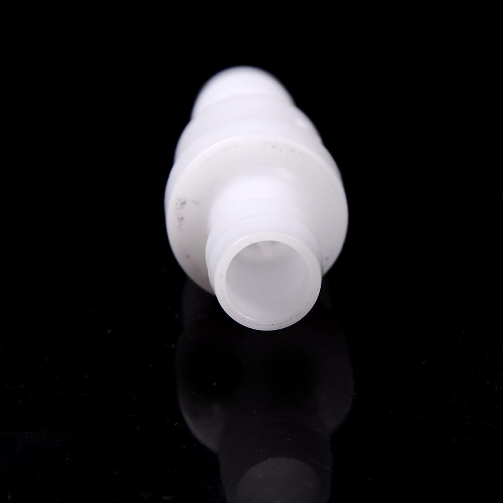 2x 12mm 1/4" White Plastic Non Return Check Valve One Way Fuel Petrol Die.l8