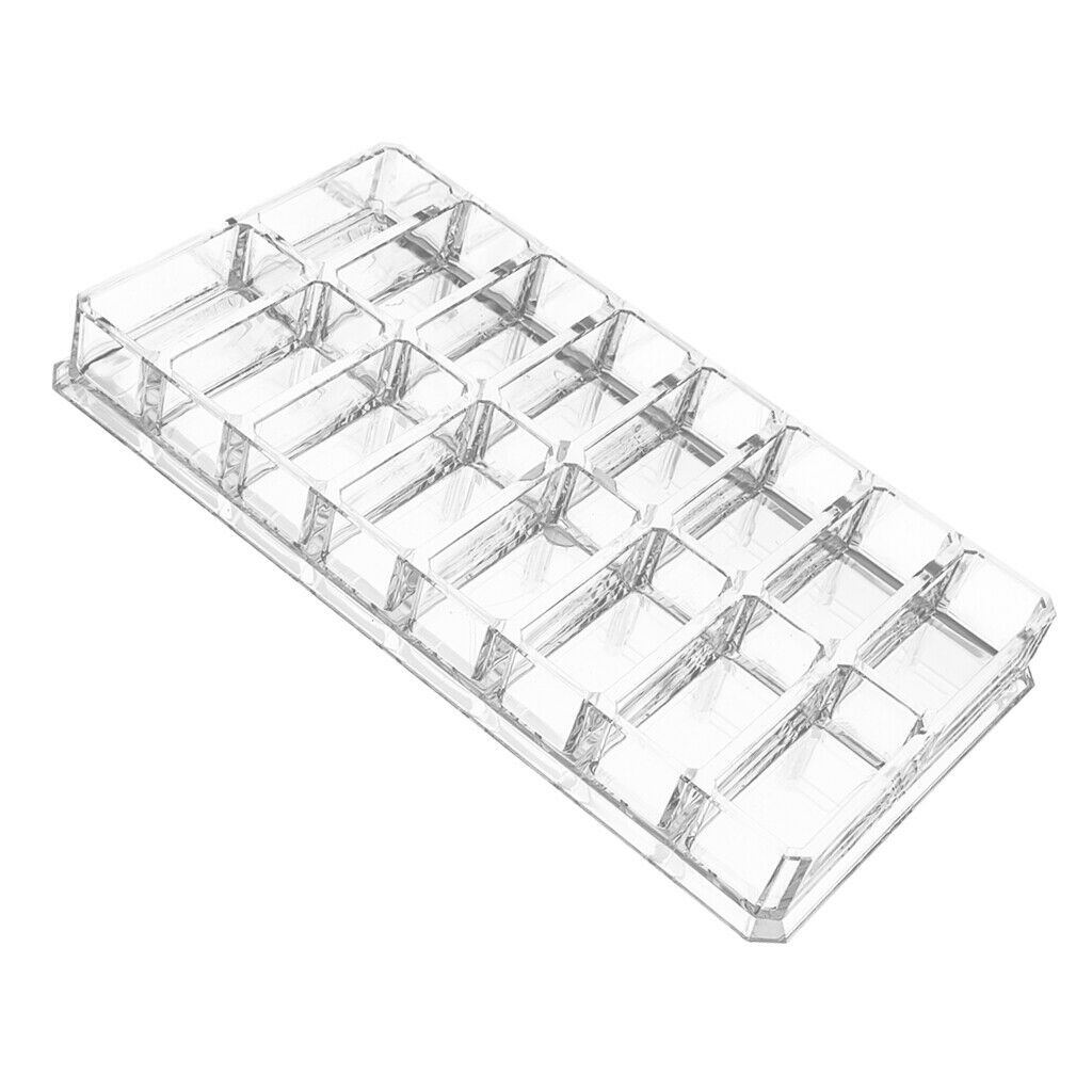 16 Slots Acrylic Blush Eyeshadow Lipstick Makeup Holder Containers Display