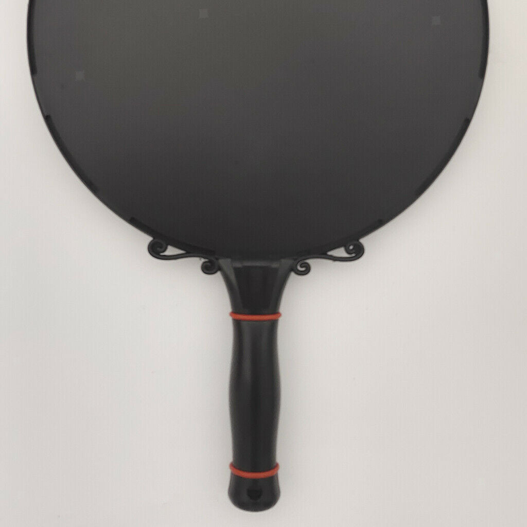 Portable Round Hand Mirror Hairdressing Large Handheld Mirror Large Viewing
