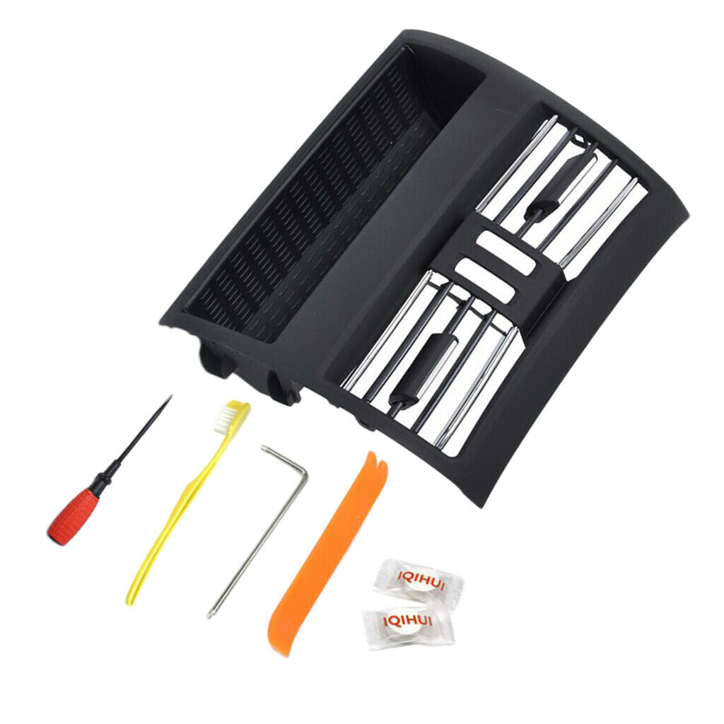Rear Center Console Fresh Air Outlet Vent Grill Cover For BMW 5 Series