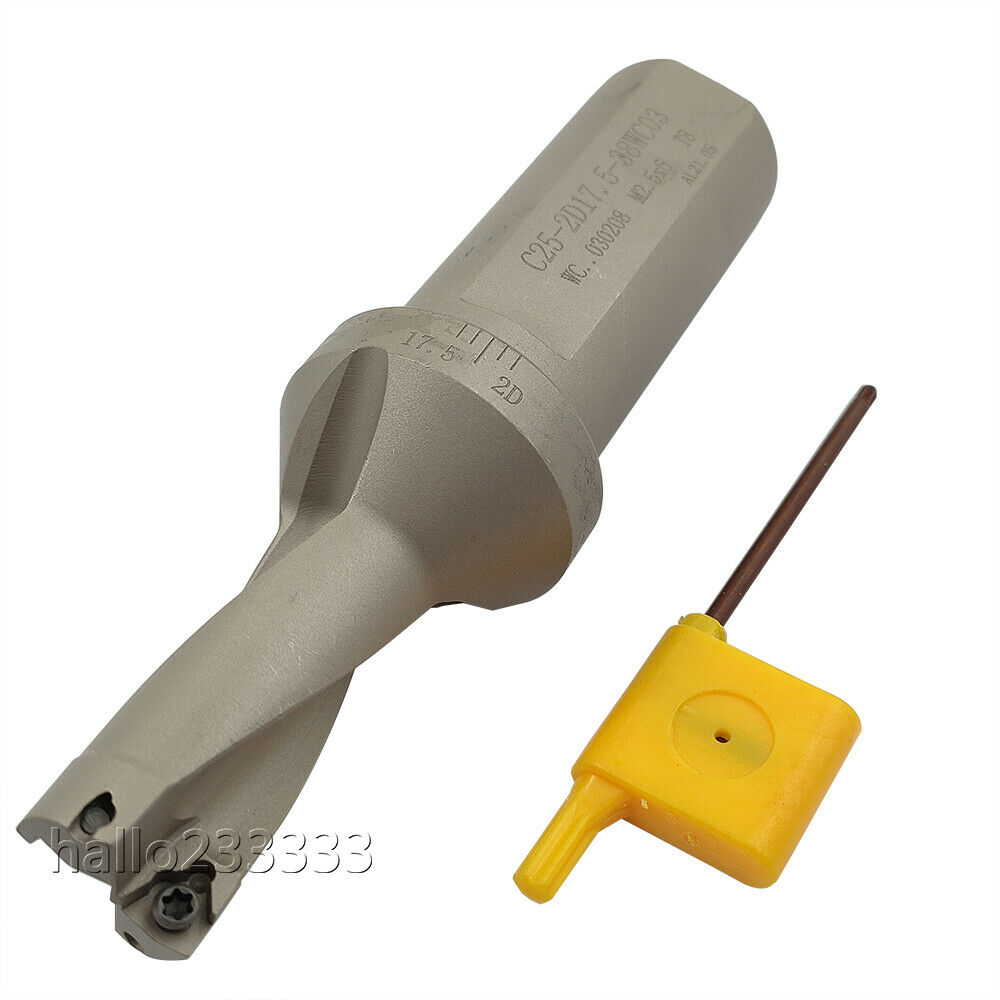 WC-17.5-2D-C25 Φ17.5-2D U drill indexable drill 17.5mm C25-2D for WCMX03 inserts